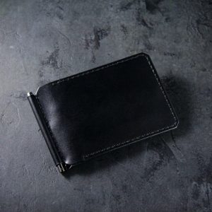 Выкройка кожаного зажима для купюр и карт.