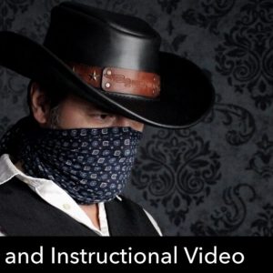 Выкройка кожаной мужской шапки в стиле дикого запада.