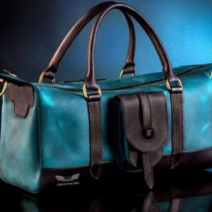 Выкройка кожаной дорожной сумки Boston.