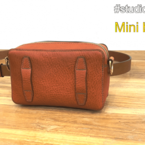 Выкройка для кожаной поясной сумки.