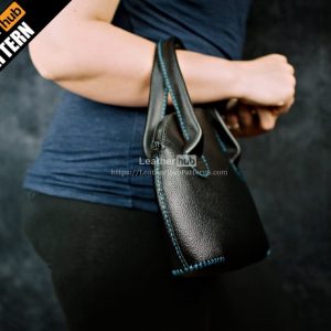 Выкройка кожаного клатча для женщин.