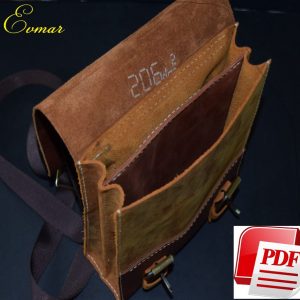 Выкройка для мужской сумки с лямками.