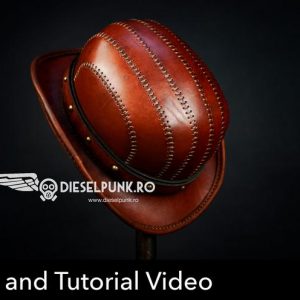 Выкройка для кожаного мужского котелка.