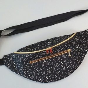 Выкройка для тканевой поясной сумки (сумки-банана)