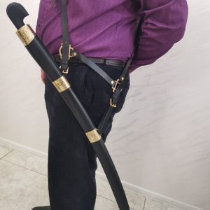 Выкройка кожаного кулона для казачьей шашки.