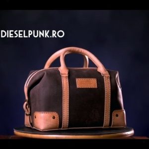 Выкройка кожаной врачебной сумки с молнией и без.