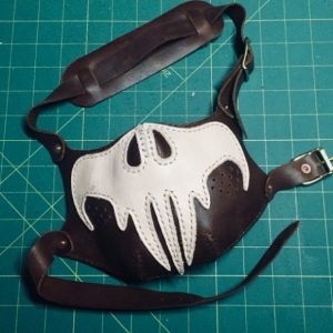 Выкройка для кожаной маски.