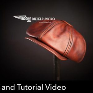 Выкройка и инструкция по сборке кожаной кепки с восемью панелями.