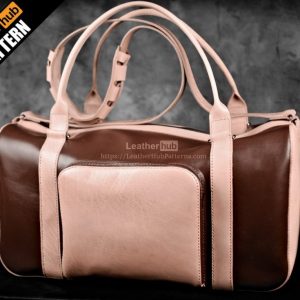 Схема для пошива кожаной дорожной сумки