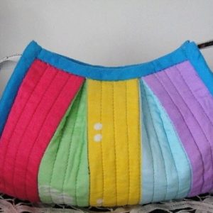 Выкройка женской тканевой косметички.