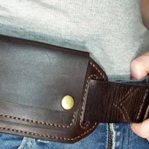 Выкройка для кожаной сумки на плечо.