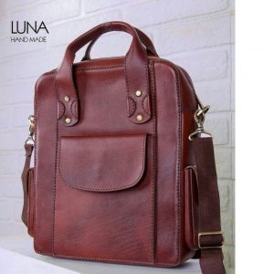 Выкройка кожаной сумки для планшета