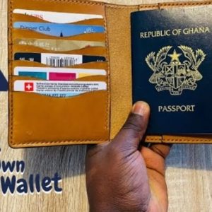 Выкройка для кожаного дорожного кошелька для паспорта и кредитных карт.