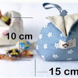 Выкройка для создания простого тканевого мешочка