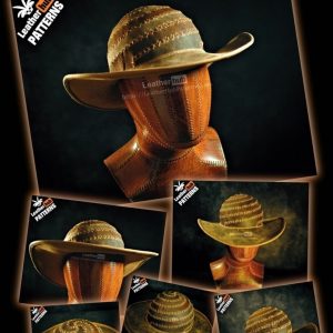 Выкройка для кожаной куполовой шляпы.