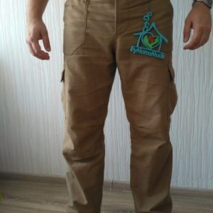 Выкройка мужских брюк-карго для работы