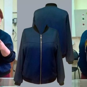 Выкройка женского бомбера из легкого материала