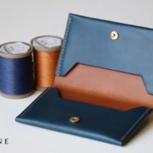 Выкройка для візитниці з тонкої шкіри.