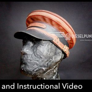 Выкройка кожаной кепки дирижера.