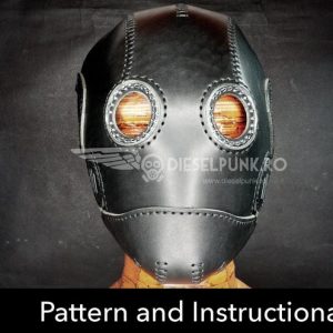 Выкройка кожаной маски суперзлодея в стиле Карла Рупрехта Кроенена.