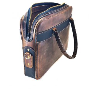 Выкройка кожаной сумки для ноутбука.