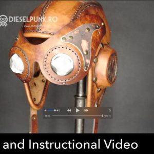 Выкройка кожаной шляпы в стиле авиатора.