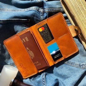 Выкройка кошелька для карт и паспортов.