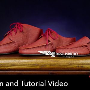 Выкройка кожаных мокасин.