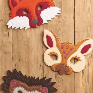 Выкройка детских масок