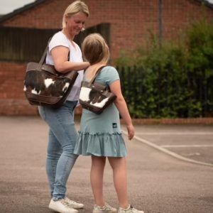 Выкройка кожаной сумки Tote (шоппер) в двух размерах