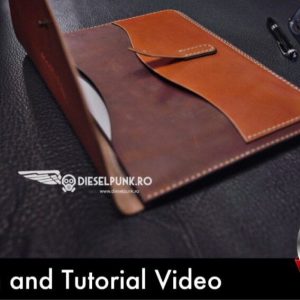 Выкройка кожаной папки для Apple MacBook.