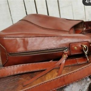 Выкройка женской кожаной сумочки.