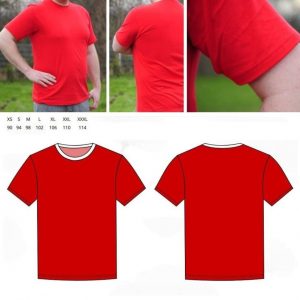 Выкройка классической мужской футболки.