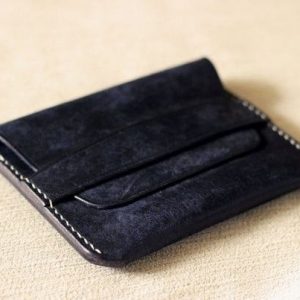 Выкройка для кожаной визитницы с клапаном.