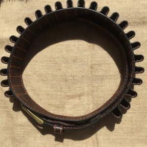 Выкройка кожаного охотничьего патронташа на 25 патронов калибра 12ГА.