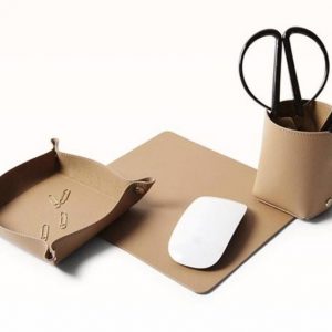 Выкройка кожаного набора для рабочего стола