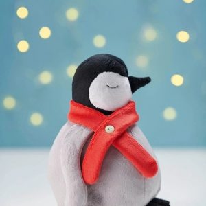 Выкройка для создания мягкой игрушки в виде пингвина.