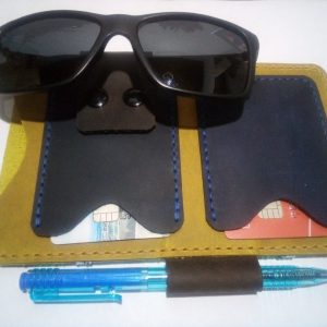 Выкройки кожаного органайзера для козырька автомобиля водителя.