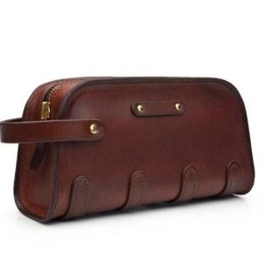 Выкройка кожаной дорожной сумки на молнии.