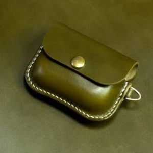 Выкройка кожаного чехла для AirPods Pro.