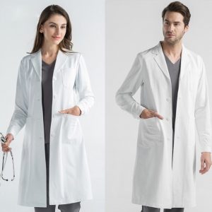 Выкройка классического медицинского халата.