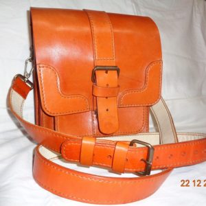 Выкройка мужской кожаной сумки для документов и аксессуаров.