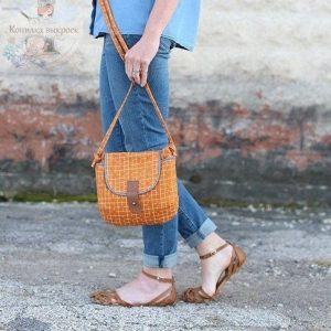 Выкройка женской сумки из ткани.