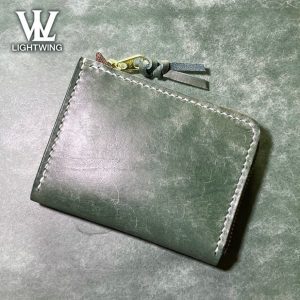 Выкройка кожаного кошелька на молнии.