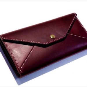 Выкройка кожаного длинного кошелька/клатча