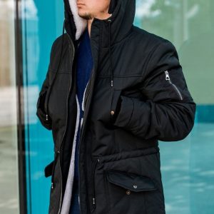 Выкройка мужской зимней парки размеров от 48 до 56.