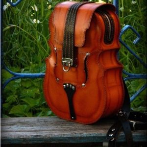 Выкройка кожаного рюкзака с дизайном