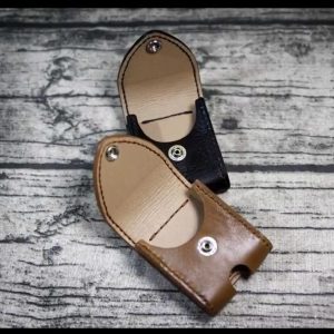 Выкройка кожаного чехла для зажигалки Zippo.