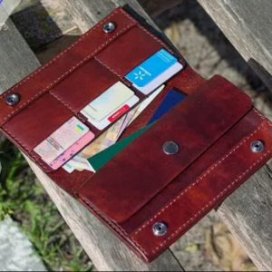 Выкройка кошелька для документов и карточек