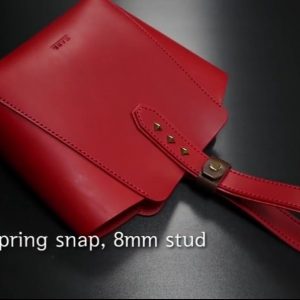 Выкройка маленькой женской кожаной сумочки